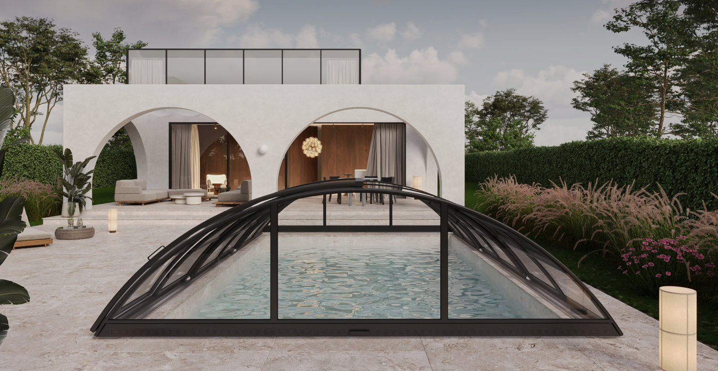 Premium look of pool enclosures and perfect connection joints in each model.